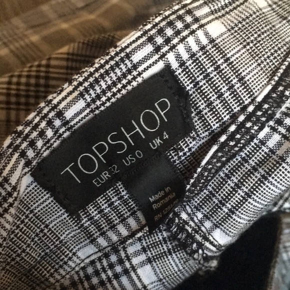 Topshop crop ankle trouser cotton linen - Picture 3 of 4